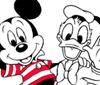 Colorir Mickey e Donald